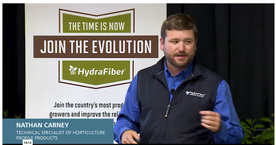 Nathan Carney, Technical Specialist of Horticulture Profile Products.