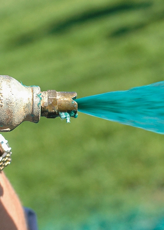 Mulch additive spray.