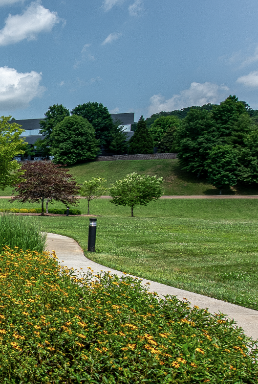Landscaped public park.
