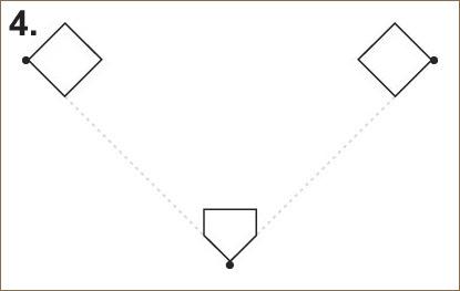 Baseball field diagram.