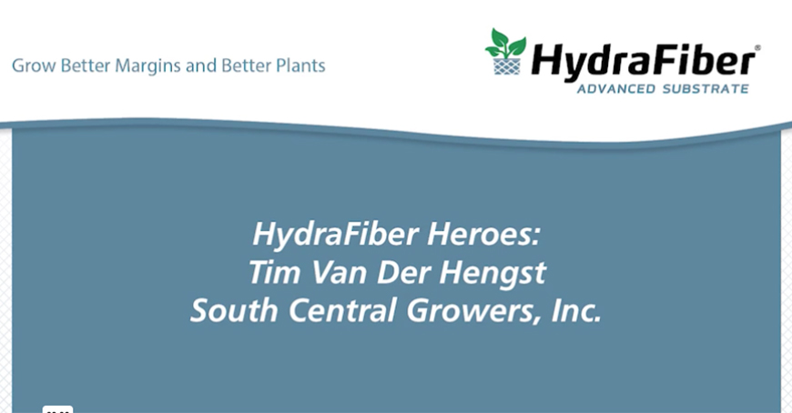 HydraFiber Heroes: Tim Van Der Hengst South Central Growers, Inc.