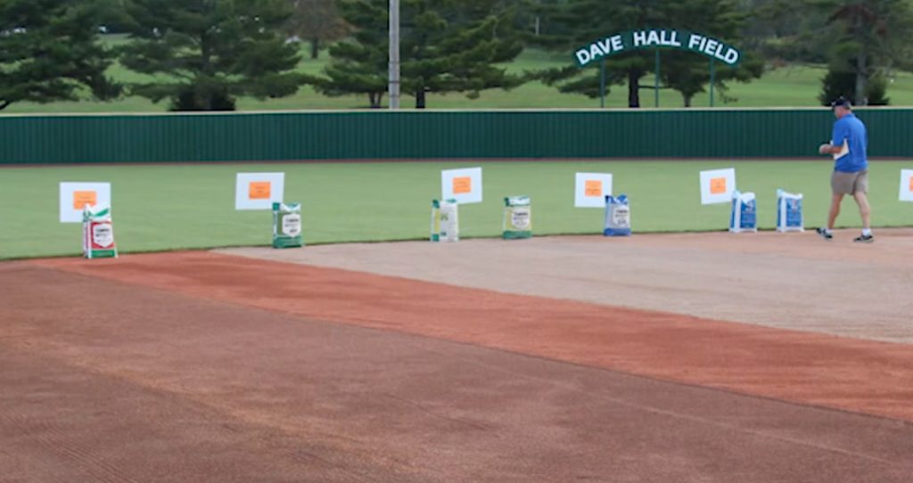 Dave Hall Field with Turface products.