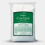 White bag labeled “ProPlus ConTack Organic Tackifier” with a large green label showing application rates, product description, and net weight of 5 pounds (2.27 kg).