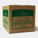 Cardboard box labeled “ProPlus ConTack Organic Tackifier” with green product labels on the front and side panels displaying application rates and product information, net weight 40 pounds (18.14 kg).
