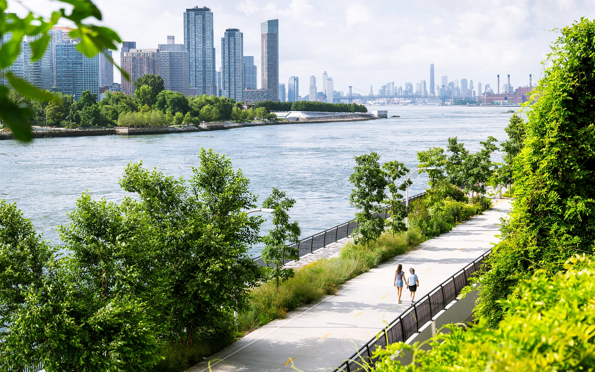 Urban hiking trail.