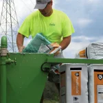 Grounds keeper using ProMatrix.