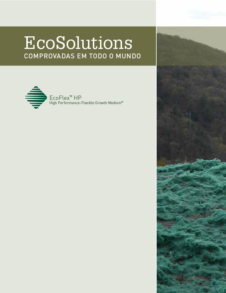 The first page of the EcoFlex-HP Brochure - Portuguese PDF.