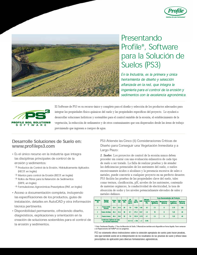 The first page of the PS3 Sell Sheet - Spanish PDF.