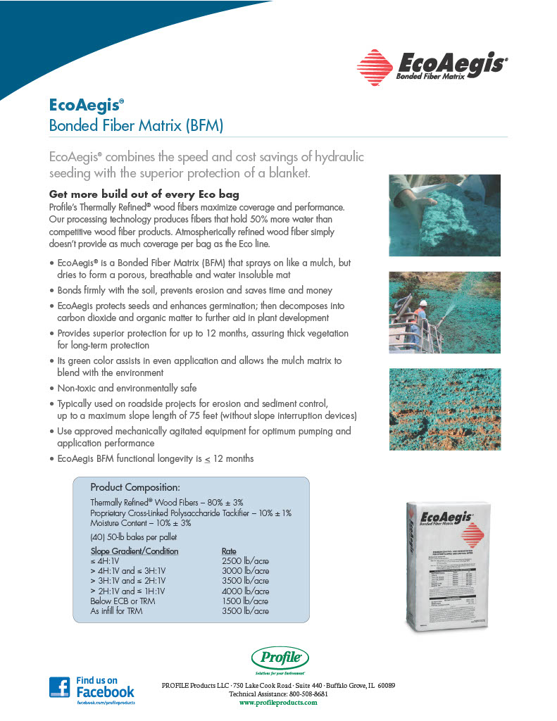 The first page of the EcoAegis Sell Sheet PDF.