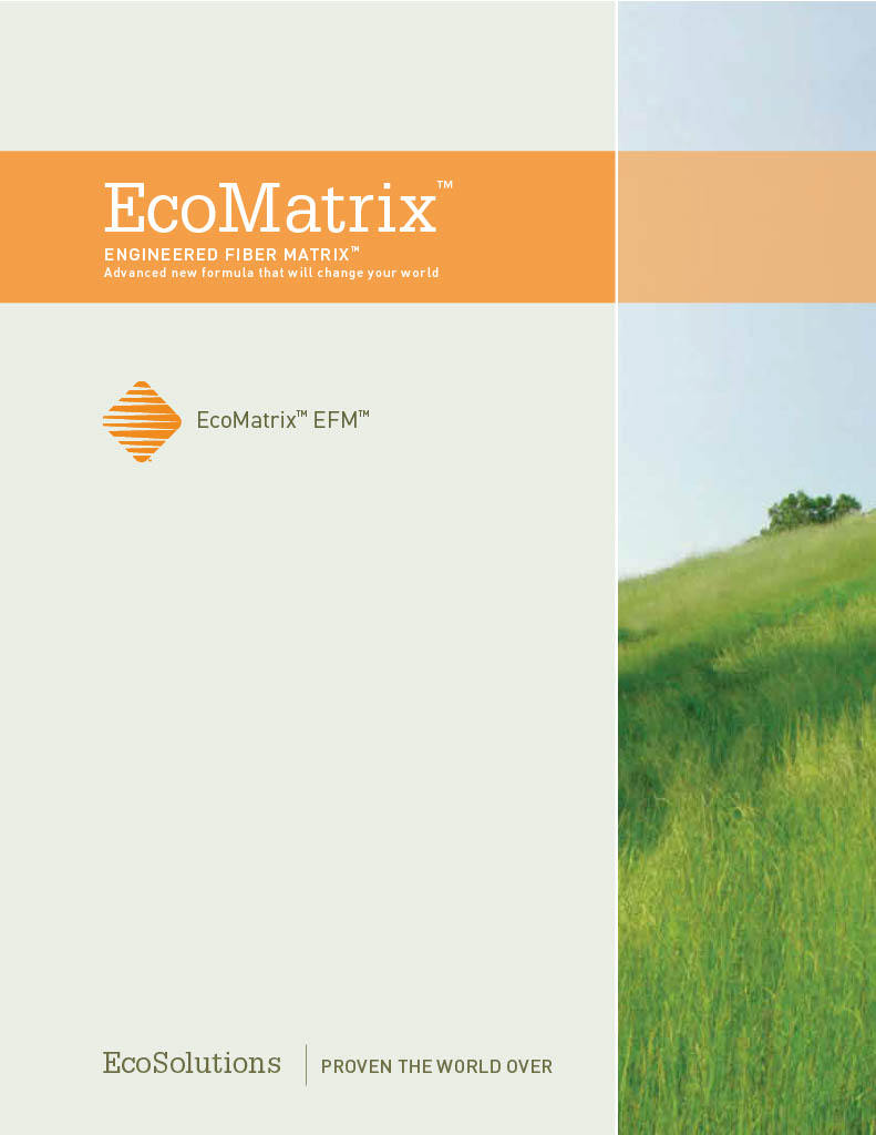 The first page of the EcoMatrix Brochure PDF.