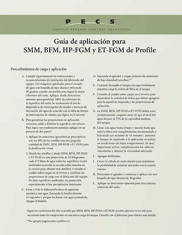 Thumbnail image for the Spanish version of the ET-FGM, HP-FGM, BFM, SMM Application Guide